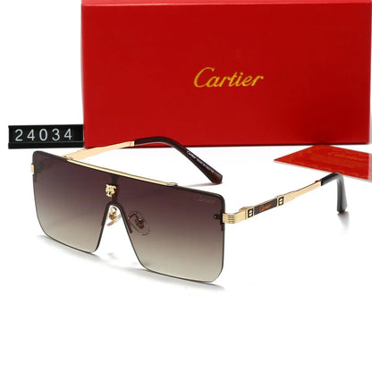 New frameless oversized sunglasses for men and women