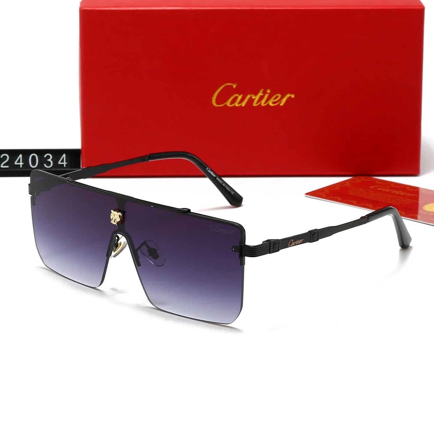 New frameless oversized sunglasses for men and women
