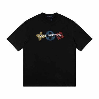 Alphabet pattern print t-shirt