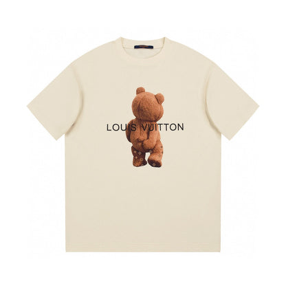 Bear print fashion t-shirt