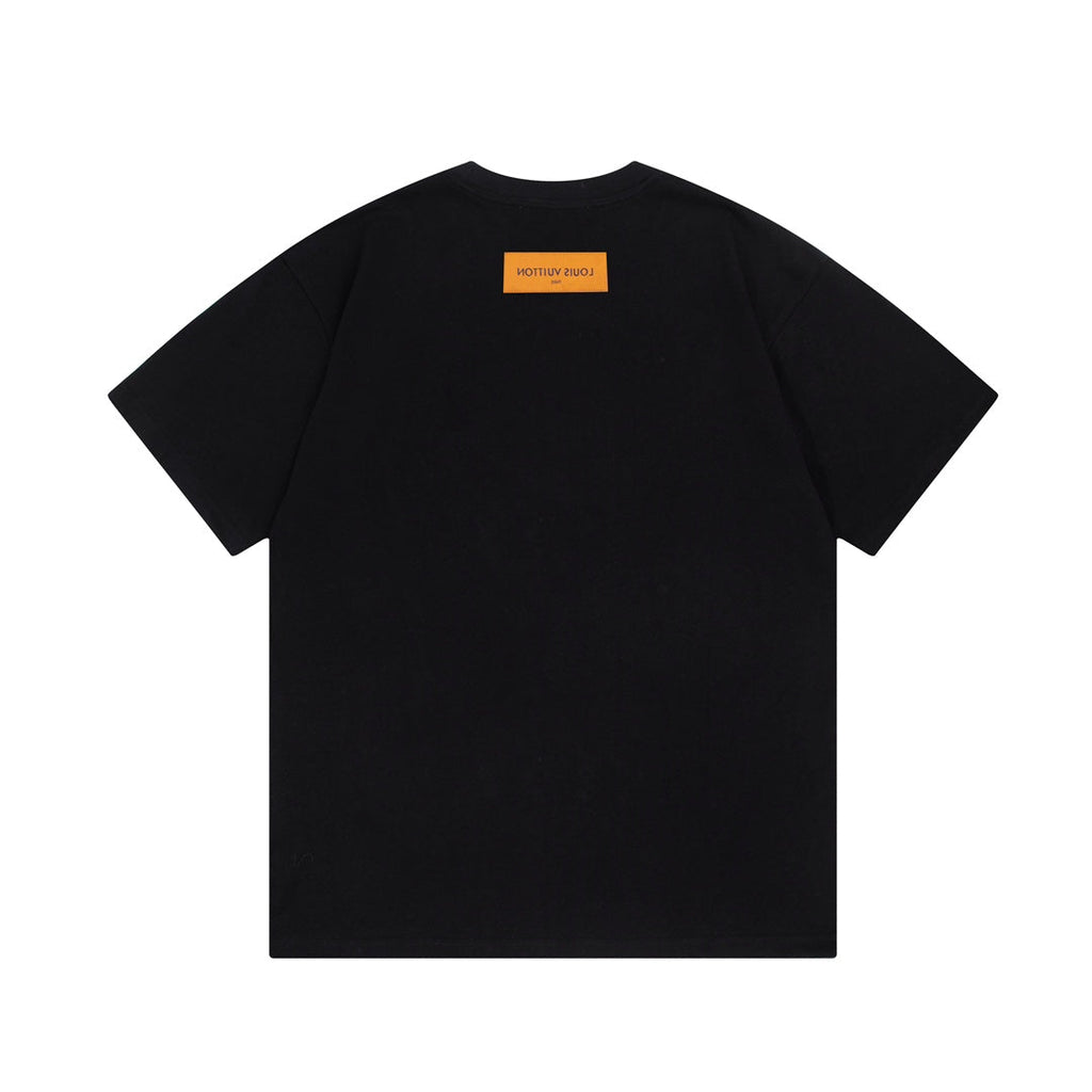 Colorful letters print t-shirt